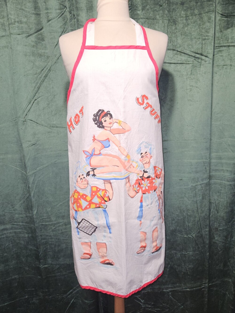Vintage Hot Stuff Novelty BBQ Apron